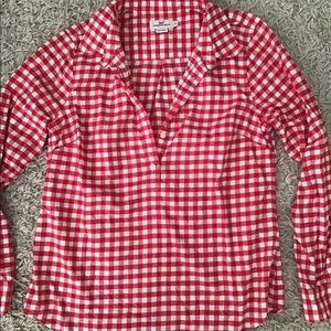 Vineyard Vines Flannel Blouse sz 12